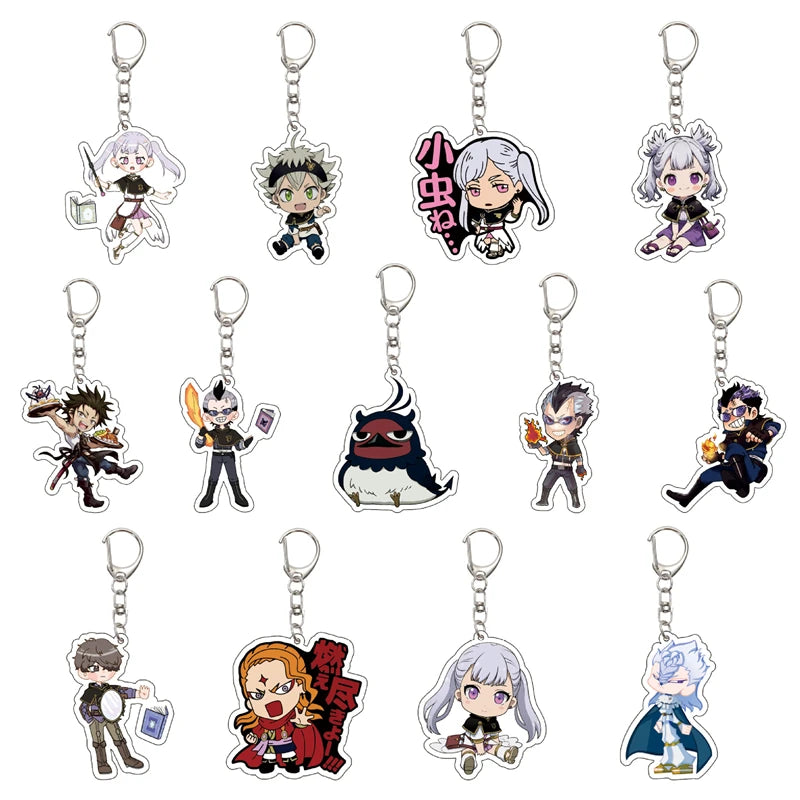 Black Clover Asta Acrylic Keychain