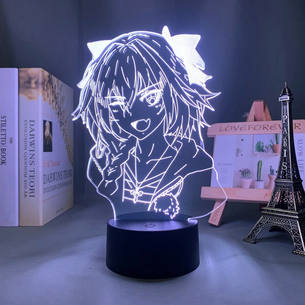 Anime 3d Light Fate Stay Night Saber for Bedroom Decor