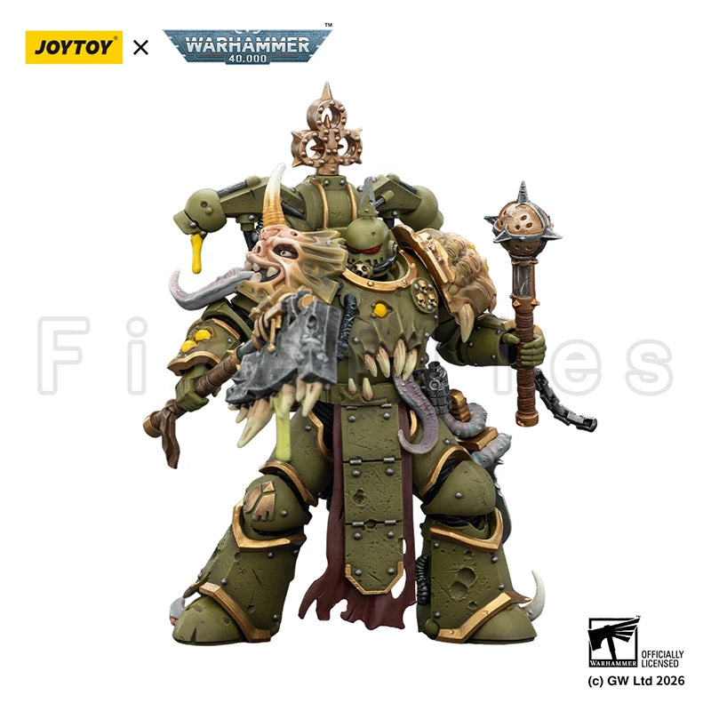 1/18 JOYTOY Action Figure 40K Death Guard Plague Marine Champion Anime Model Toy