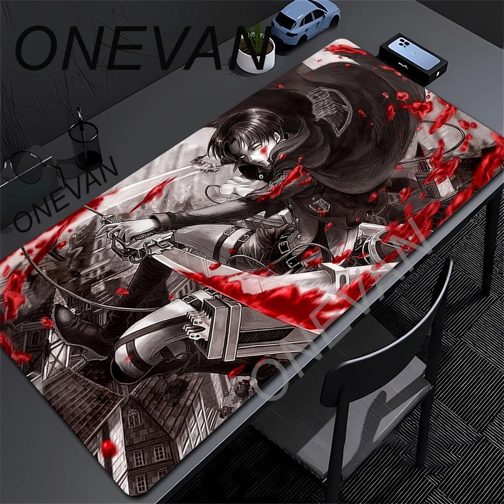 Mouse Pads Anime Mouse Pad Gamer Keyboard Mousepad Pc Computer Soft rubber Desk Mat Gaming Pad A-attack on Titans Mouse Mats