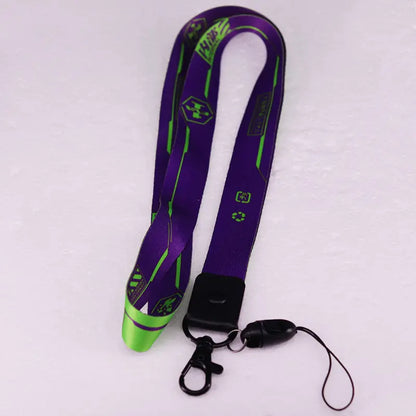 Evangelion Anime Phone Lanyard Keychain Detachable Neck Cord Strap