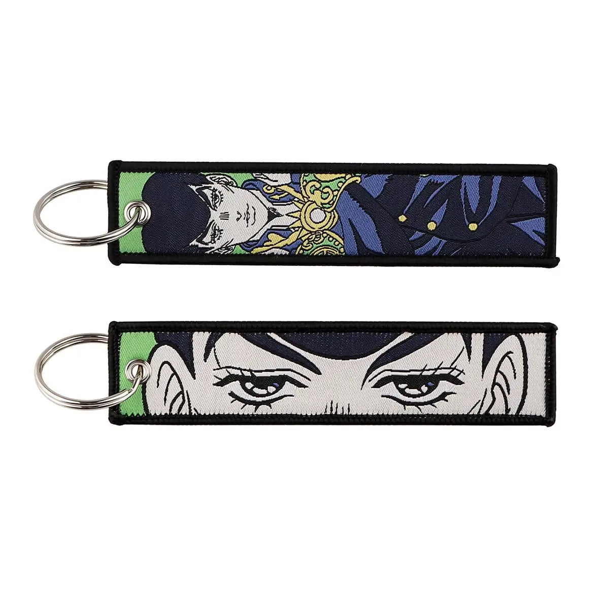 Anime Cartoon Embroidered Keychain