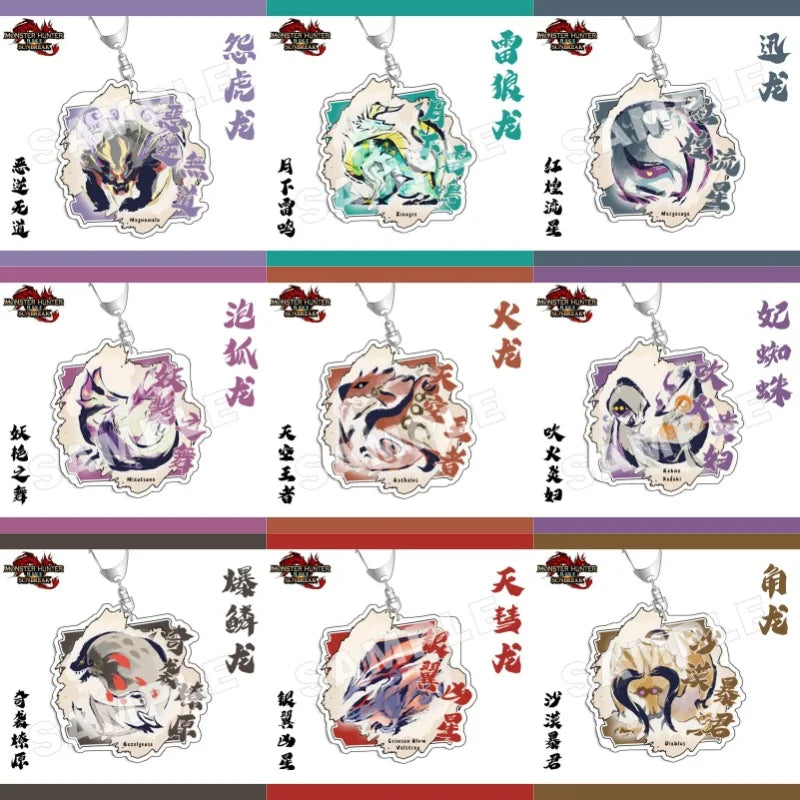 Monster Hunter Rise Sunbreak Acrylic Keychain