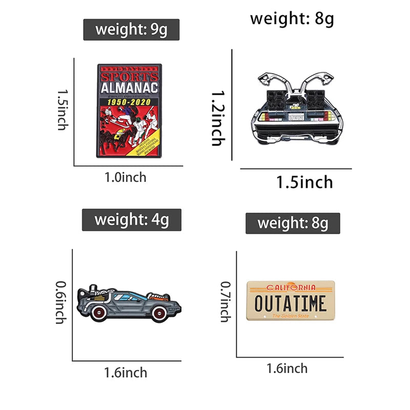 Anime Cartoon Car Enamel Pin