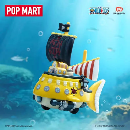 POPMART ONE PIECE THE GRAND LINE SERIES VEHICLES Blind Box Guess Bag Toys Doll Cute Anime Figure Desktop Ornaments Collection