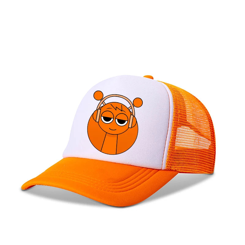 Sprunkis Cartoon Mesh Cap