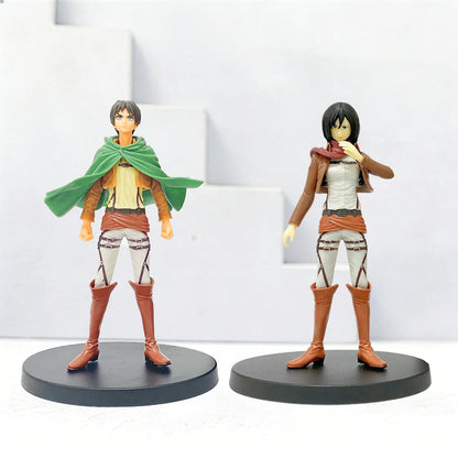 Attack on Titan Figure Eren Jaeger/Levi Giant Ver. Action Figure Collectible Model Doll Figure Toys Handmade Decorative Ornament