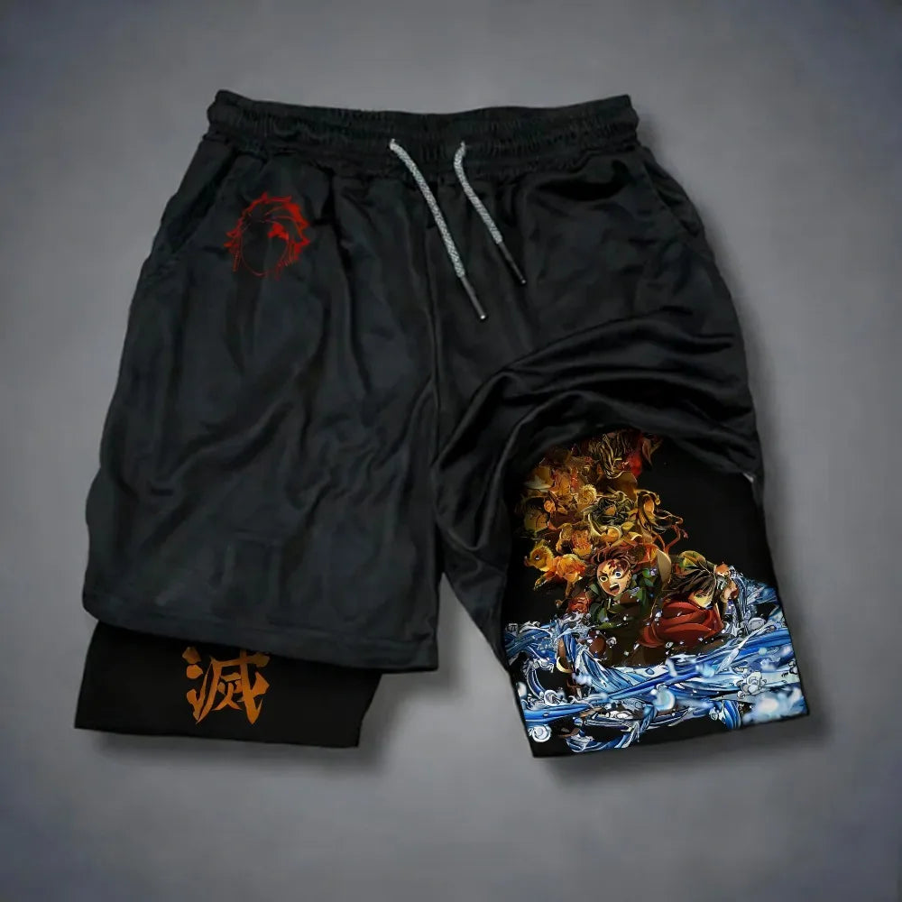 Demon Slayer Tokitou Muichirou Sports Shorts