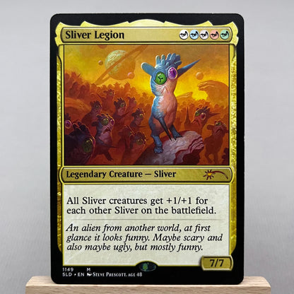 SLD HOLO2-01 TCG Cards for Home Play Proxy Lord of the Pit Ritual Mana Confluence Skullclamp Sliver Legion