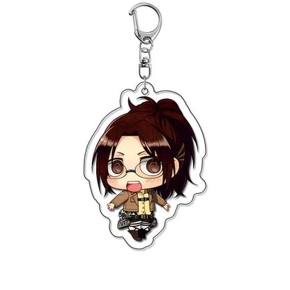 Attack On Titan Merchandise Keychain Eren Levi Hange Mikasa Armin Wings Of Freedom Fan Made Pendant Friends Girl Gift Choice