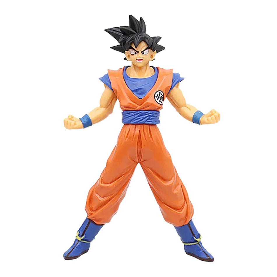 Anime Dragon Ball Z Super Saiyan Son Goku Vegeta Anime Action Figure Model Gifts Collectible Figurines for Kids 18cm