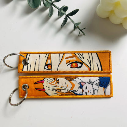 Pokemon Pikachu Embroidery Keychain