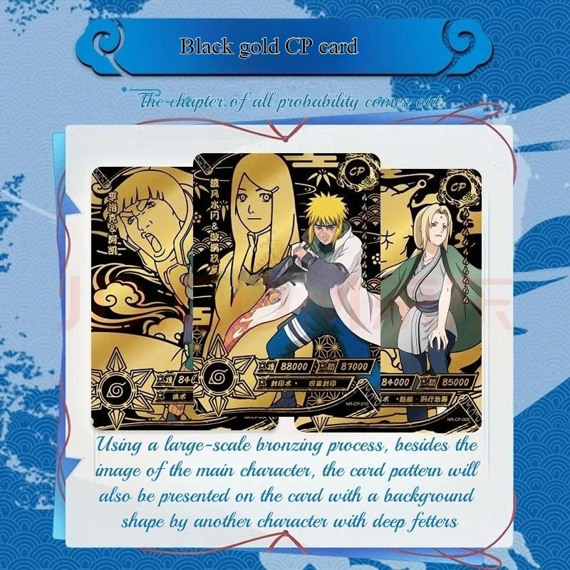 Genuine KAYOU Naruto Cards Box Anime Figure Card Booster Pack Sasuke Collection Flash Card Toy Birthday Christmas Surprise Gifts