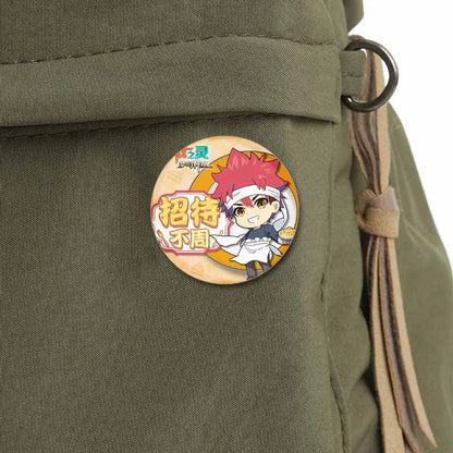 Food Wars Soma Tinplate Pins