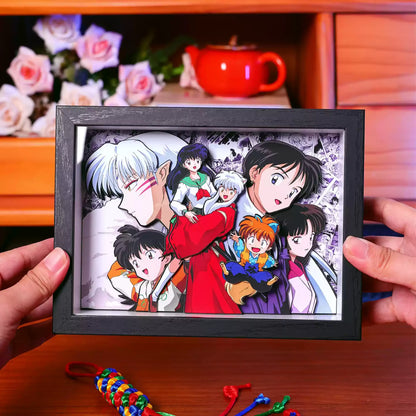 Inuyasha Higurashi Kagome 3D Painting