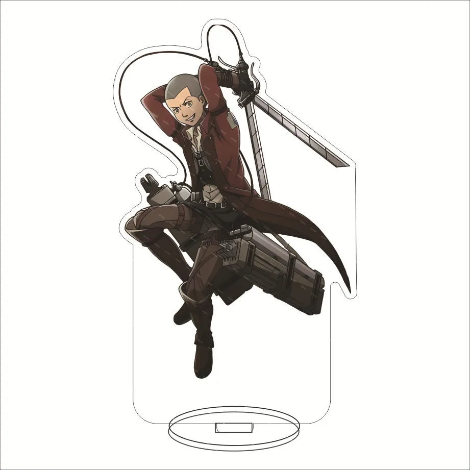 16CM Anime Acrylic Stand‌ Attack on Titan Connie Springer Mikasa Ackerman Eren Jaeger Armin Arlert Cos Figure Ornaments Gifts