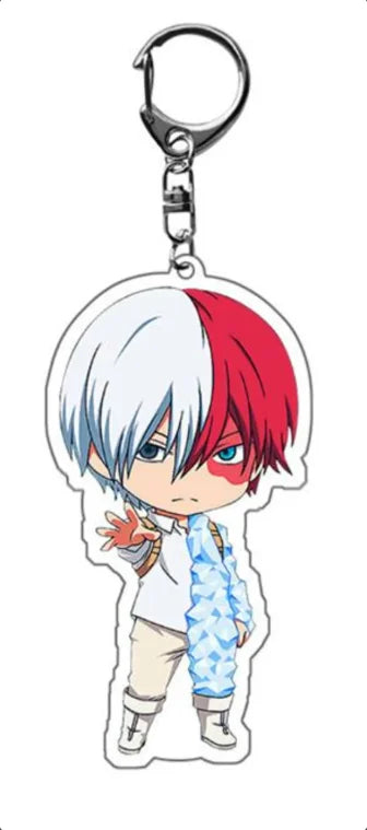 6Cm Acrylic Keychain Bag Pendant for Attack on Titan Eren Erwin Hange Cartoons Backpack Decoration Pendant Cute Anime Fan Gift