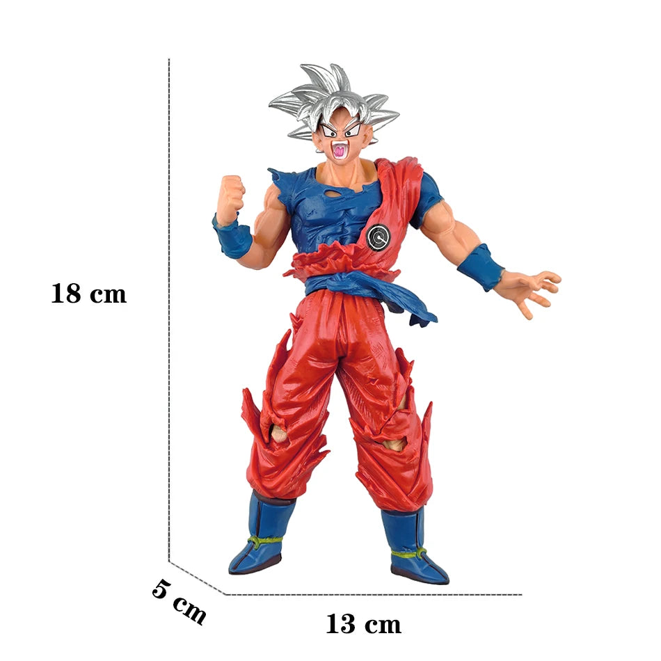 17-18CM Anime Dragon Ball Z Super Saiyan Son Goku Broly Vegeta Anime Action Figures Model Gifts Toys Figurines for Kids