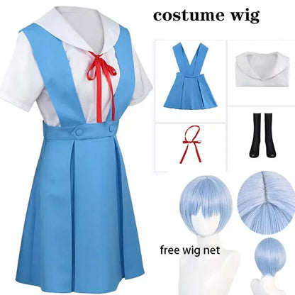 Neon Genesis Evangelion Ayanami Rei Cosplay Dress