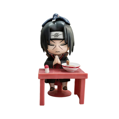 Naruto Shippuden Ramen Theme Series Blind Box - Chibi Mini PVC Anime Figures - Mystery Sasuke Uchiha & Naruto Toy Gifts