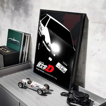 Initial D Car Wall Art
