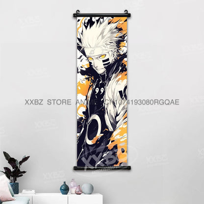 Naruto Hyuga Hinata Canvas Scroll