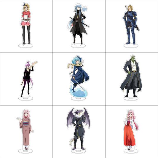 16CM Anime Cosplay Acrylic Stand Ornaments Rimuru Tempest Diablo Veldla Tempest shuna Shizue Izawa Figure Stand Halloween Gifts
