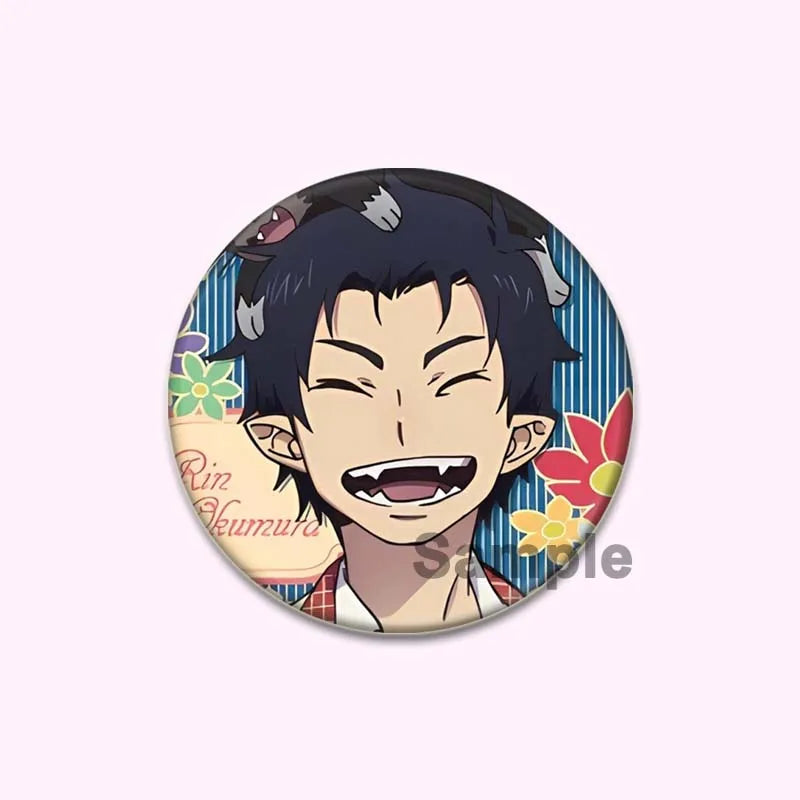 Blue Exorcist Okumura Rin Brooch Pins