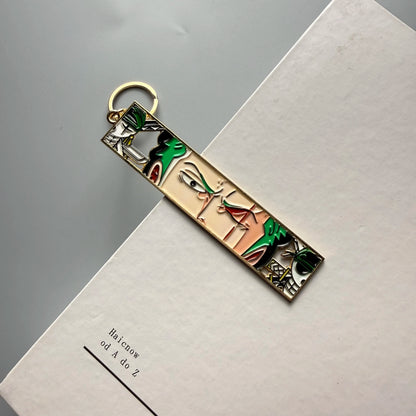 Anime Jet Metal Keychain