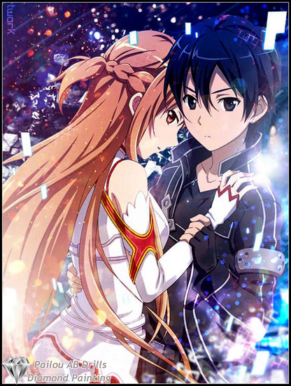 Sword Art Online Asuna Kirito Diamond Painting