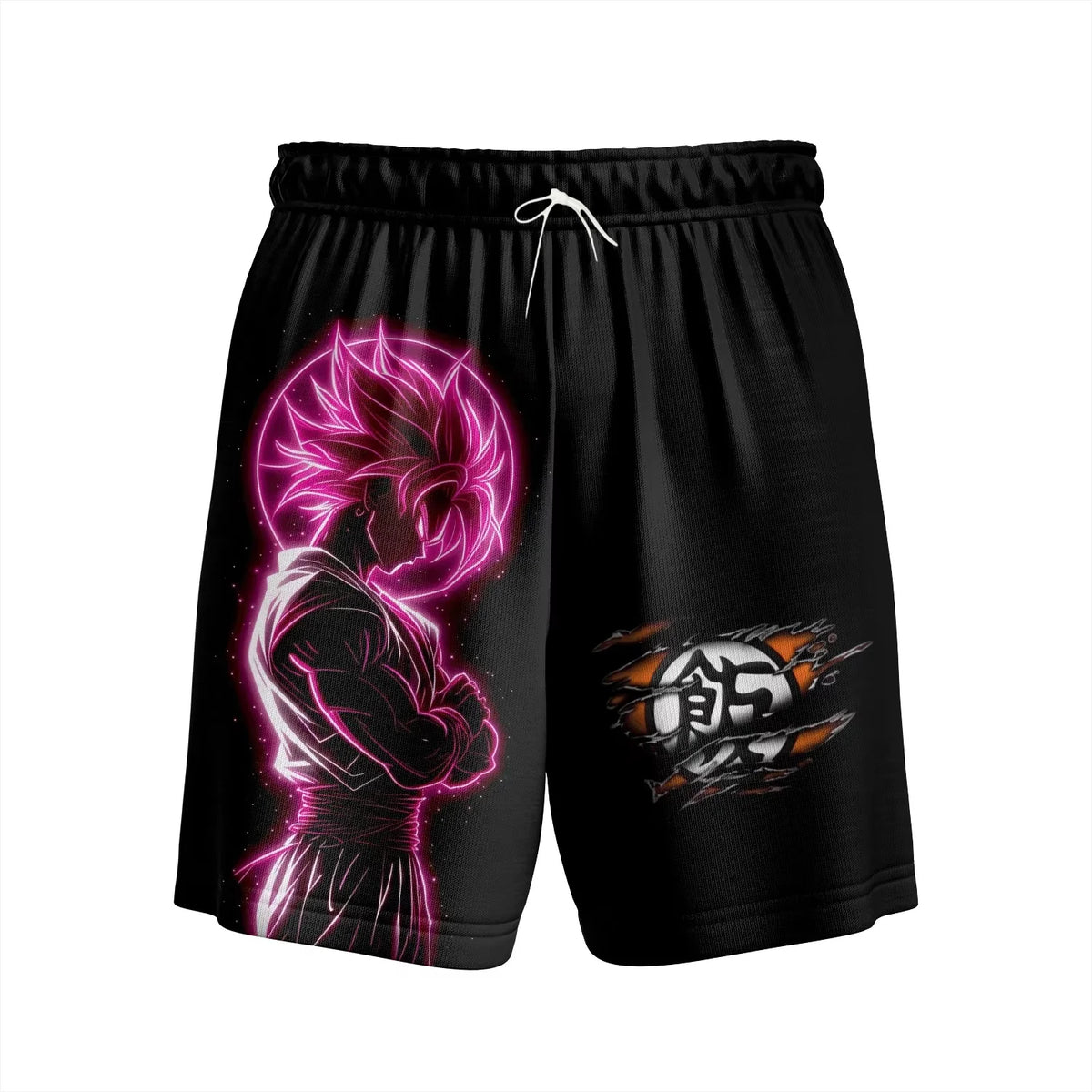 Dragon Ball Gohan Beast Kanji Logo Print Quick Dry Shorts 2026 Summer Plus Size Casual Shorts for Anime Fans Adults & Kids Y2k