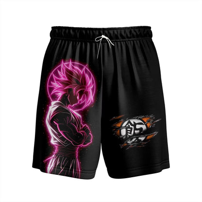 Dragon Ball Gohan Beast Kanji Logo Print Quick Dry Shorts 2026 Summer Plus Size Casual Shorts for Anime Fans Adults & Kids Y2k