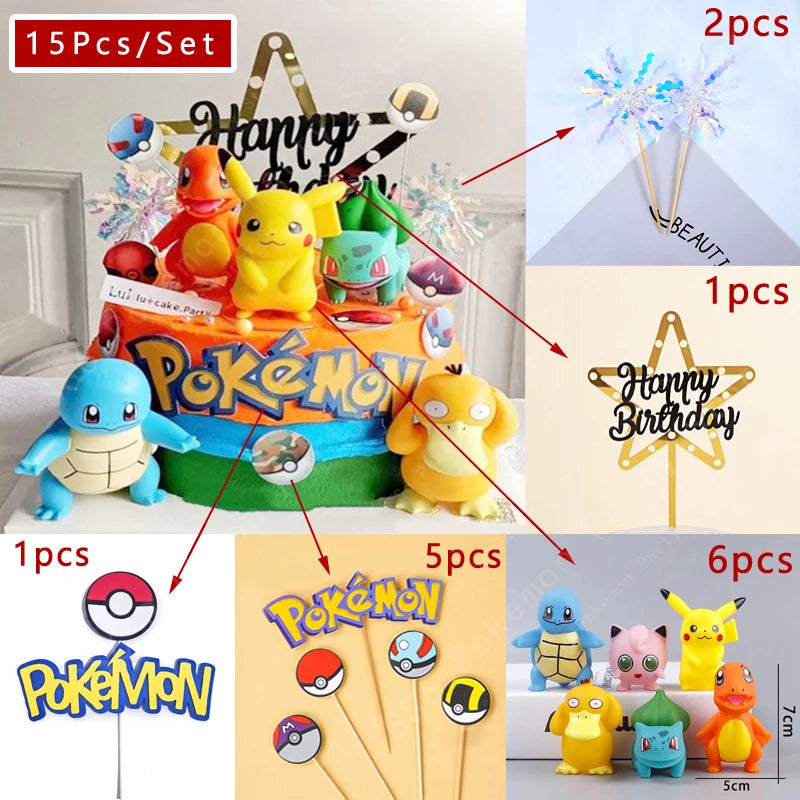Pokemon Pikachu Cake Topper