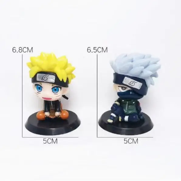 Naruto Q Version Action Figure Kakashi Hatake Collectible Anime Desk Decor Cute Gift for Fans Office