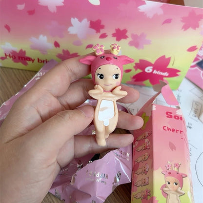Hot Sale Cute Angel Gifts Random Blind Box Sakura Series Blind Box Car Ornaments Anime Figures Decorative Dolls