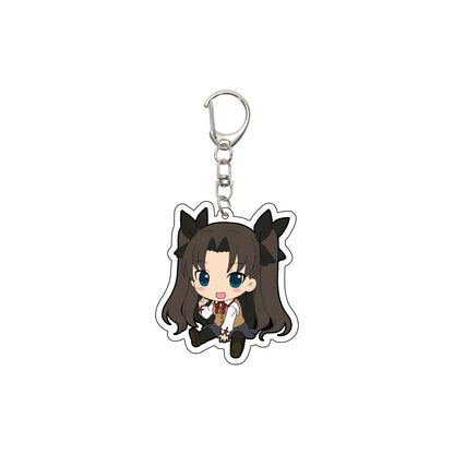 55MM Anime Fate/Grand Order Keychain Fujimaru Ritsuka Mash Kyrielight Astolfo Key Chain Acrylic Model Plate Christmas Gifts
