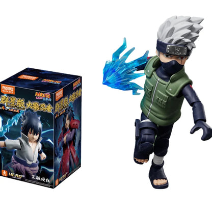 BLOKEES Building Block Man NARUTO Many Stars Edition 4nd Uchiha Sasuke Assembly Model Desktop Decoration Collect Gifts