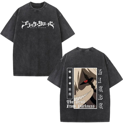 Black Clover Yami Sukehiro Washed T Shirt