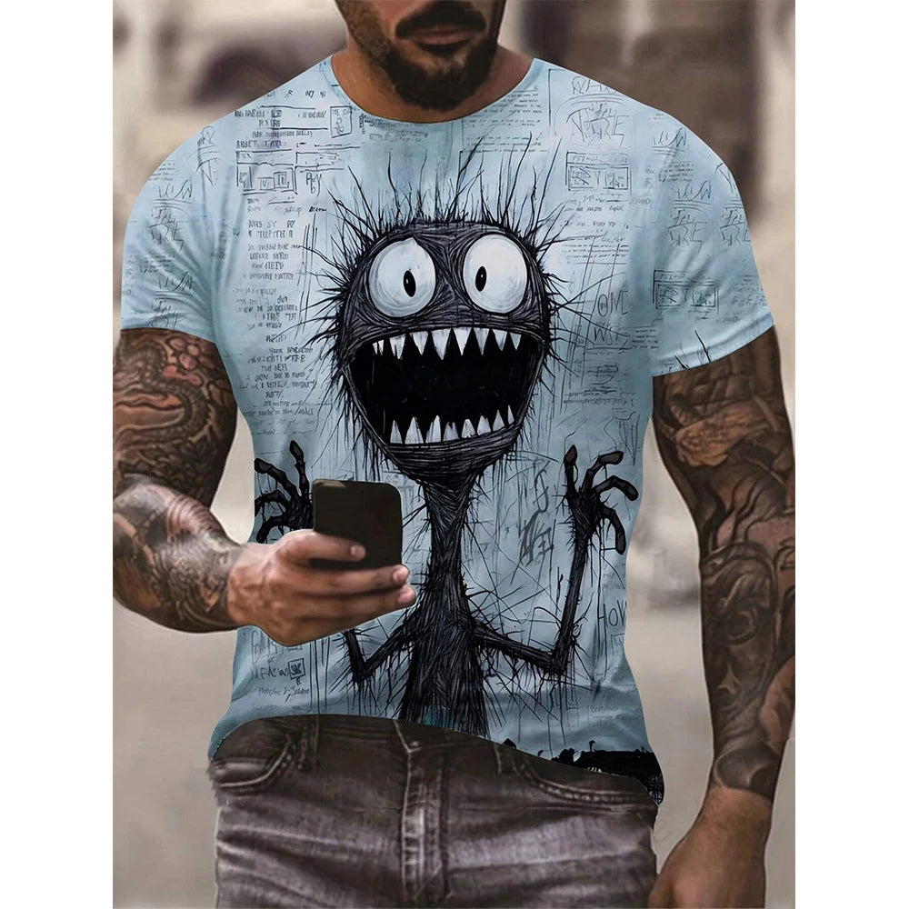 Anime Monster Oversized T-Shirt