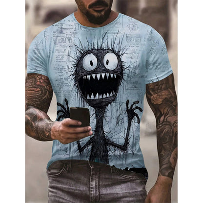 Anime Monster Oversized T-Shirt