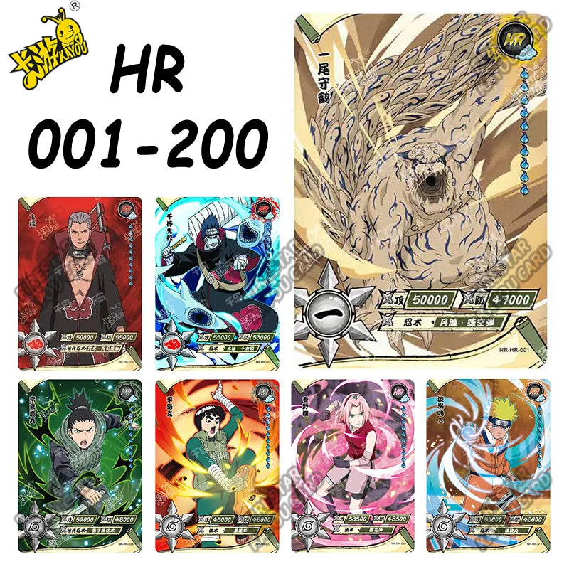 Naruto KAYOU Card Full Set Rare BP NR SE GP CP SP CR MR PR SV SLR OR AR NR UR ZR TR Cards Uzumaki Naruto Anime Collectible Card