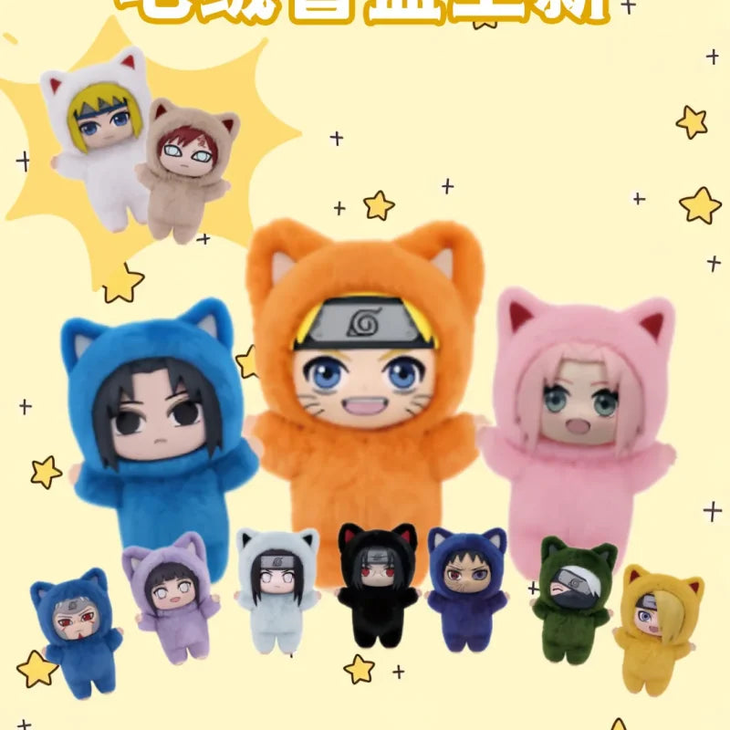 2026 New Presale Eaki Naruto Kittenland Series Blind Box Collectible Anime Figure Trendy Toys Peripheral Pendant Ornament Gifts