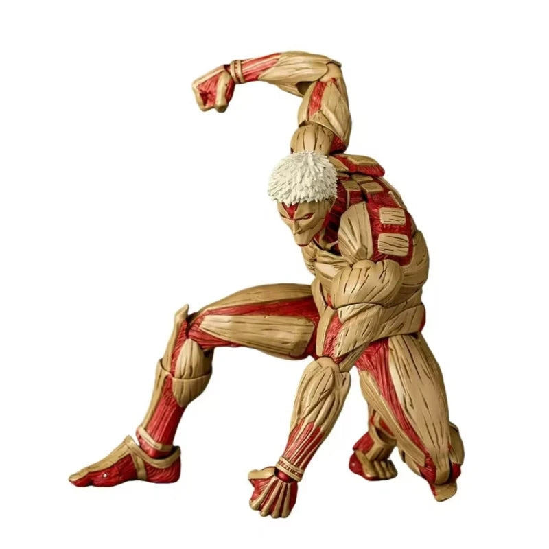Revoltech Amazing Yamaguchi Attack On Titan Armored Titan Reiner Braun Articulated Action Figure Collectible Model For Fans