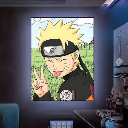 Hot N-Naruto Anime Poster Posters Decorative Paintings Study Bedroom Bar Background Wall Murals Gifts
