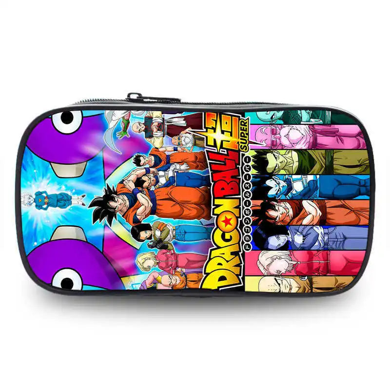 Dragon Ball pencil case cartoon anime merchandise durable Oxford cloth stationery box student study supplies printed storage bag