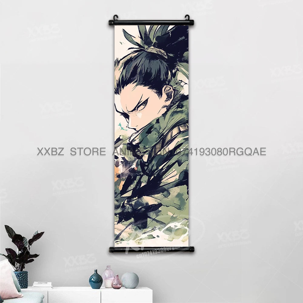 Naruto Hyuga Hinata Canvas Scroll