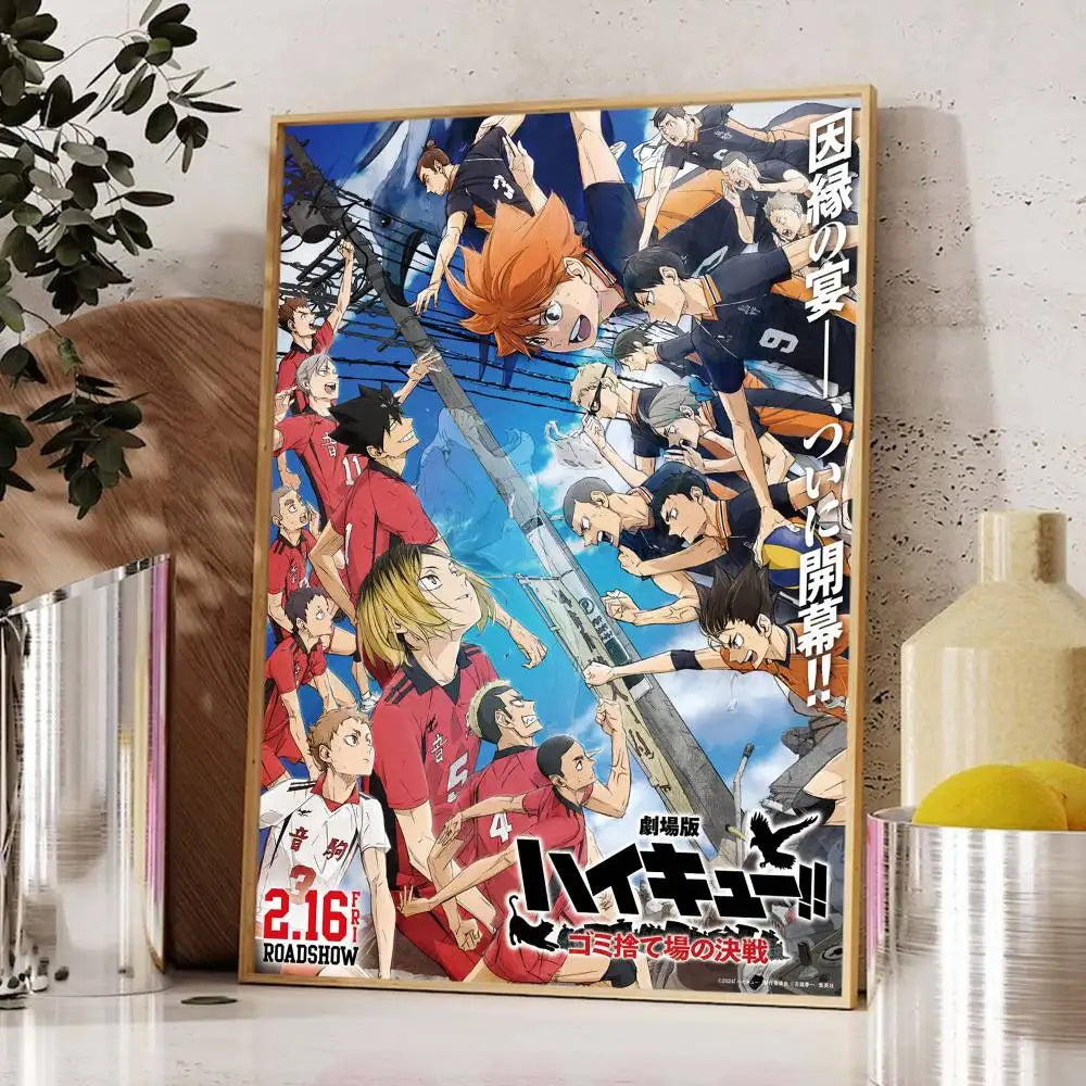 Haikyuu Poster Wall Sticker