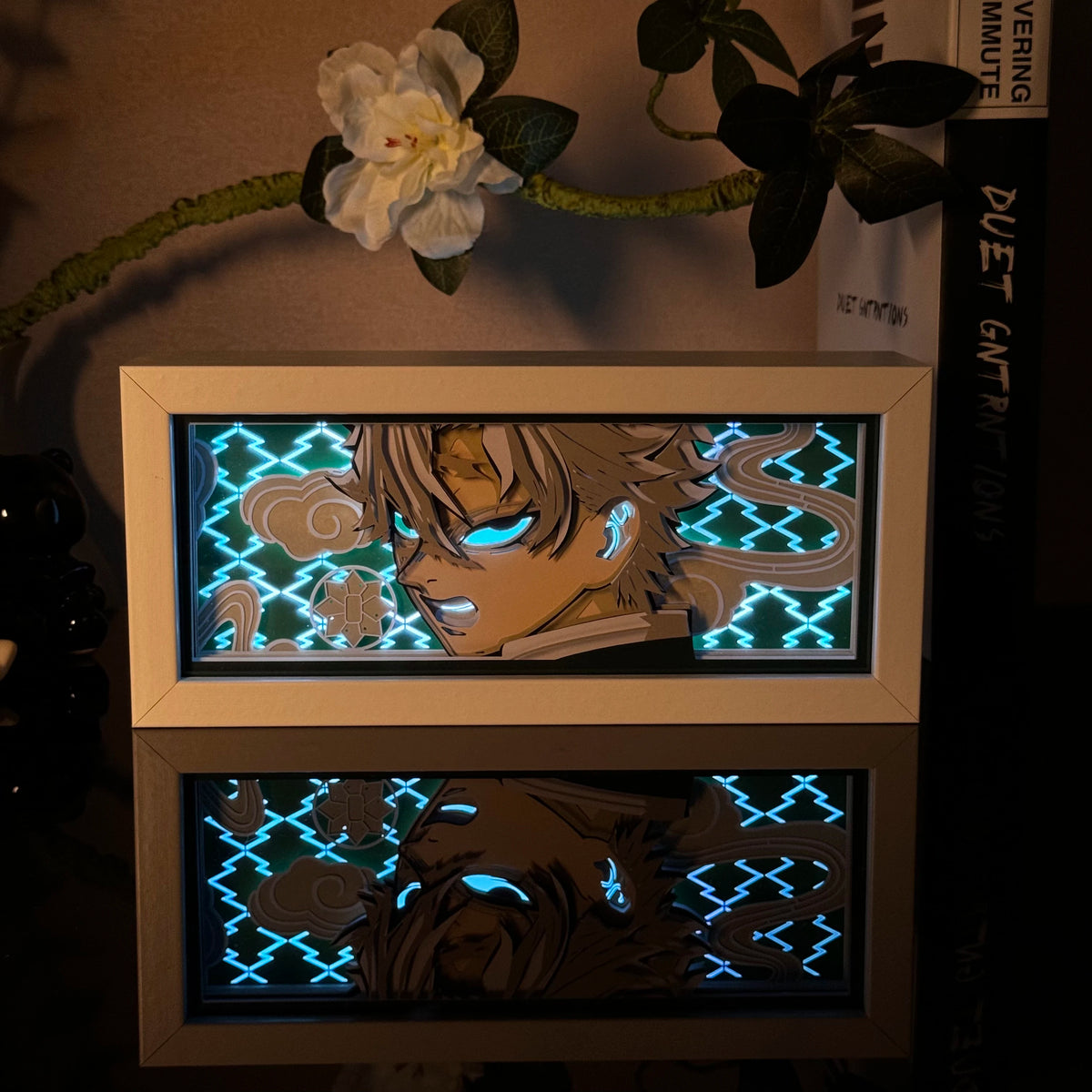 Anime Paper Carved LED Lamp