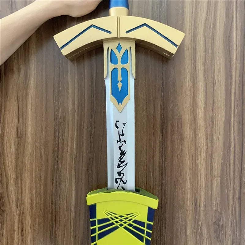Fate Stay Night Sword Saber Sets Weapon Victory Cosplay 1:1 Black Holy Sword Safety Sword in the Stone Mod