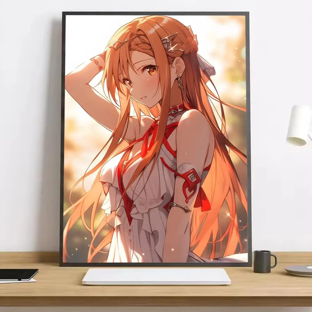 Sword Art Online Kirito Canvas Poster
